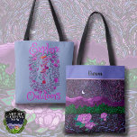 Explore Outdoors Nature Camping Trip tote Bag<br><div class="desc">The perfect camping trip tote does exist! A cute tote that is perfect for hauling accessories or small shopping items will do the trick. This tote is ready for a personalized touch. Add your name or phrase of choice. Pretty waterlines floating on a Lake are pictured beneath a starry crescent...</div>