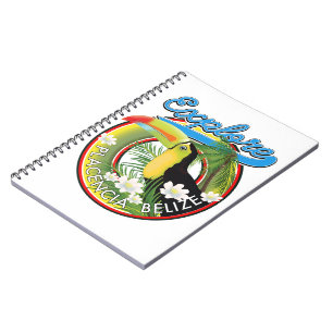 Explore Placencia Belise travel logo Notebook