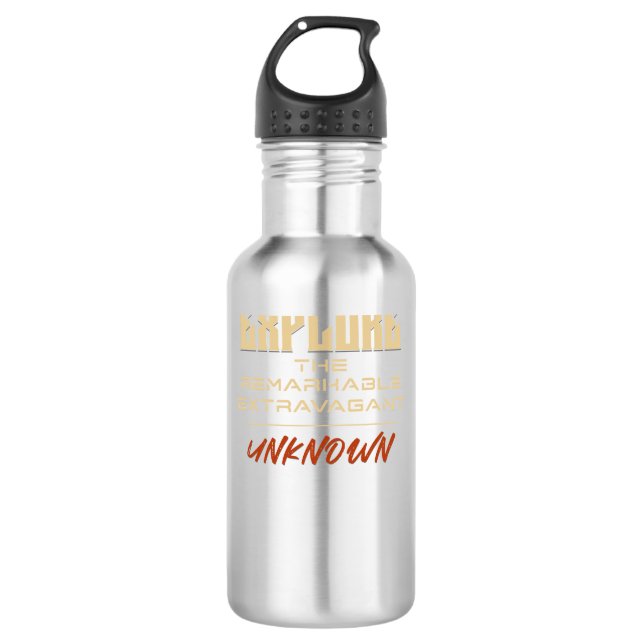 Explore Remarkable Extravagant Unknown Quote 710 Ml Water Bottle (Front)