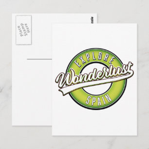 Explore Spain Wonderlust  Postcard