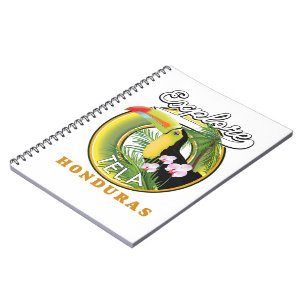 Explore Tela Honduras travel logo Notebook