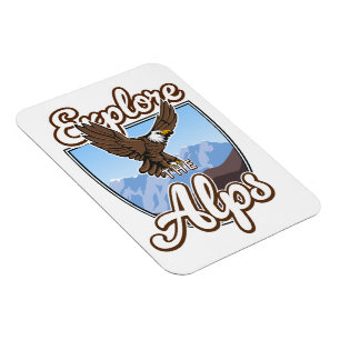 Explore the Alps Magnet
