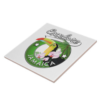 Explore the Bahamas logo Ceramic Tile