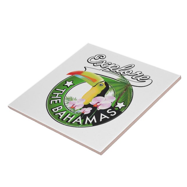 Explore the Bahamas logo Tile (Side)