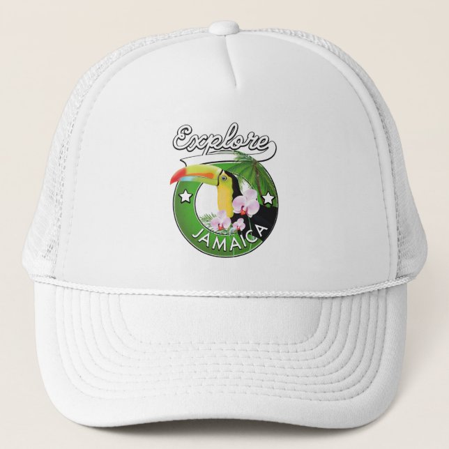 Explore the Bahamas logo Trucker Hat (Front)