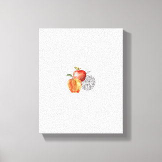 Explore the beauty of apple painting on canvas, canvas print