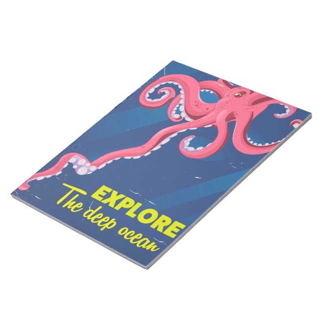 Explore the Deep Ocean Notepad (Angled)