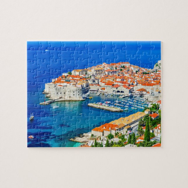 Explore the Historic Beauty of Dubrovnik Jigsaw Puzzle (Horizontal)