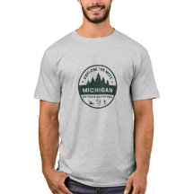Explore The Mitt, Michigan Mens T-Shirt