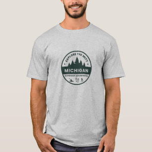 Explore The Mitt, Michigan Mens T-Shirt