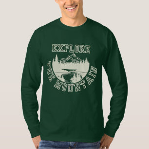 Explore the Mountain Outdoor Adventure Design T-Shirt