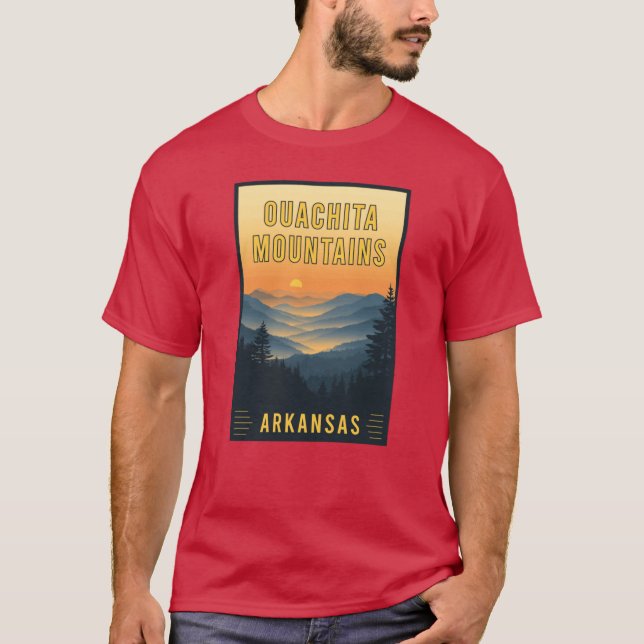 Explore the Scenic Splendour of Ouachita Mountains T-Shirt (Front)
