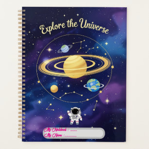 Explore the Universe – Astronomy Notebook Cover Planner