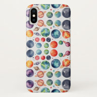 Explore the Universe with Watercolor Planet Clipar