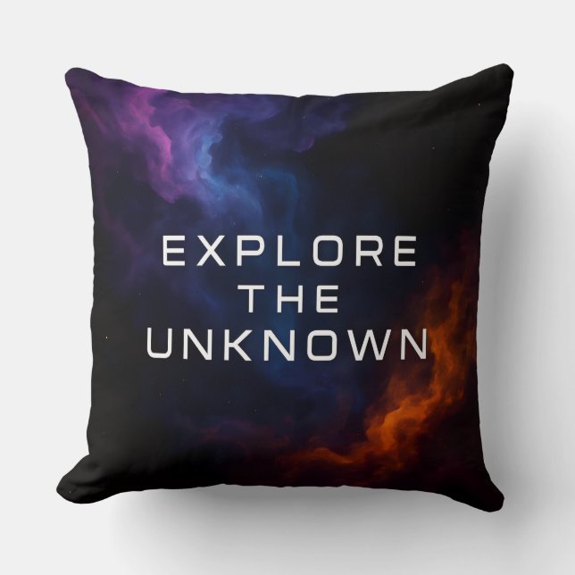 Explore The Unknown  Cushion (Front)