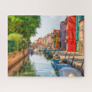 Explore the Vibrant Charm of Burano Jigsaw Puzzle