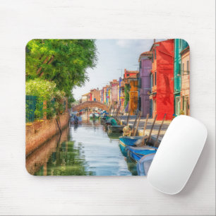 Explore the Vibrant Charm of Burano Mouse Mat