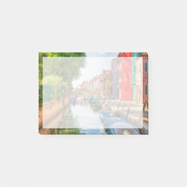 Explore the Vibrant Charm of Burano Post-it Notes (Front)