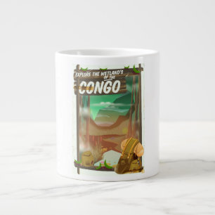 Explore the Wetlands of the Congo Large Coffee Mug