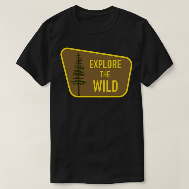 Explore the Wild Outr Enthusiast Design T-Shirt (Design Front)