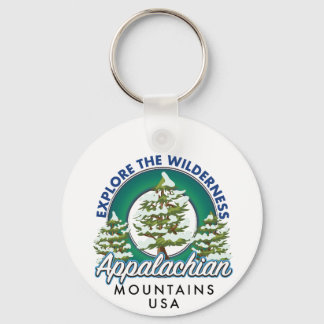 Explore the Wilderness Appalachian Mountains trave Key Ring