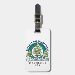 Explore the Wilderness Appalachian Mountains trave Luggage Tag