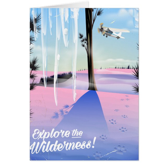 Explore the wilderness! Winter animal prints (Front)