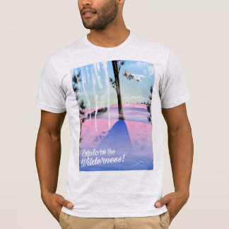 Explore the wilderness! Winter animal prints T-Shirt