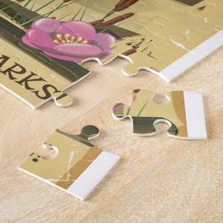 Explore the Wildness vintage poster! Jigsaw Puzzle
