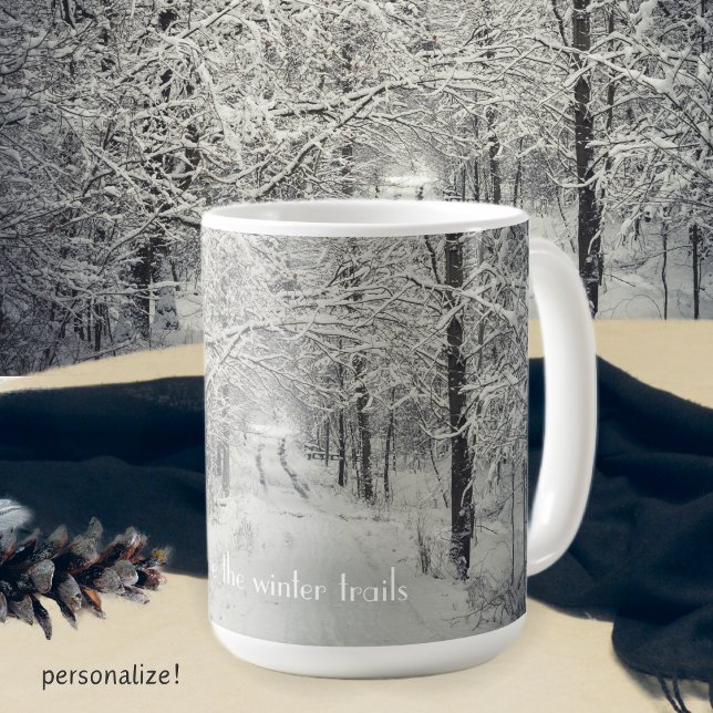 Explore the winter forest trails coffee mug (Creator Uploaded)