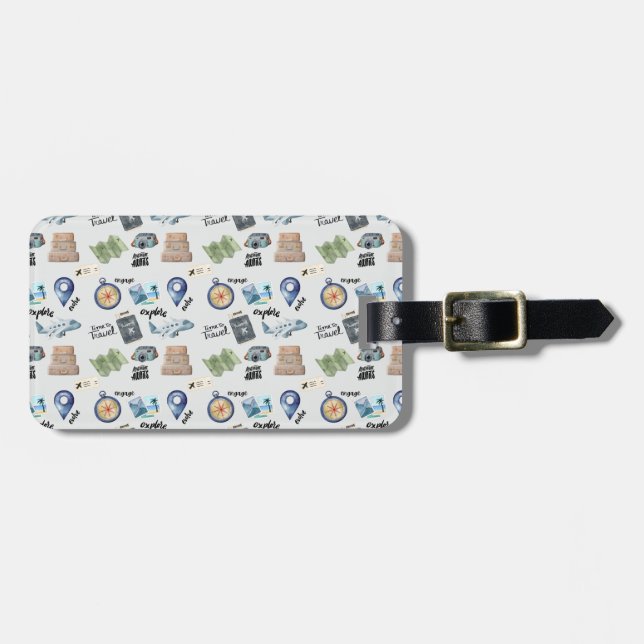 Explore the World Luggage Tag (Front Horizontal)