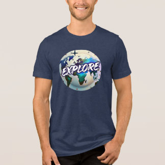 Explore Theme T-Shirt Tri-Blend Shirt