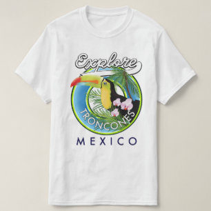 Explore Troncones Mexico retro logo T-Shirt
