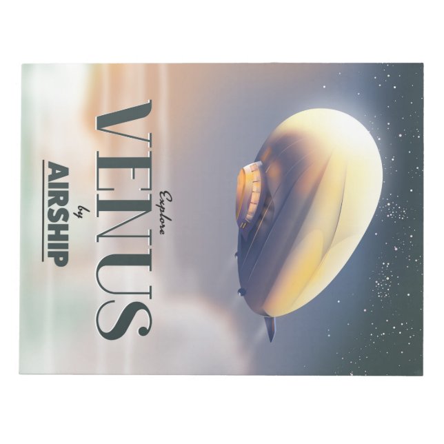 Explore Venus By Airship Notepad (Front)