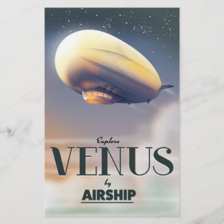 Explore Venus By Airship Stationery