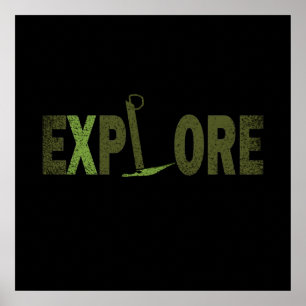 Explore wilderness explorer poster