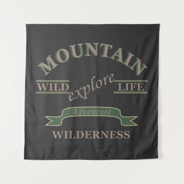 Explore wilderness explorer tapestry (Front)