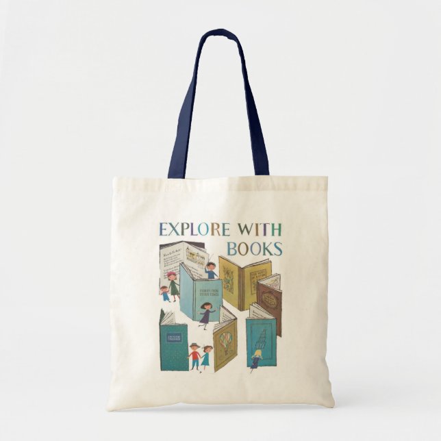 Explore with Books Tote (Front)