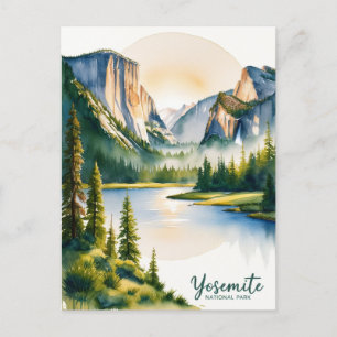 Explore Yosemite National Park: Nature’s Majestic  Holiday Postcard