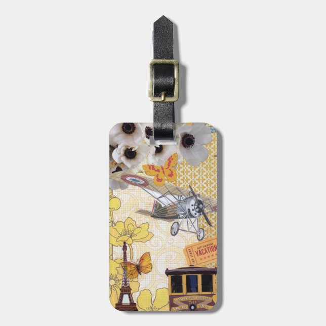 Explore your world luggage tag. tag (Front Vertical)