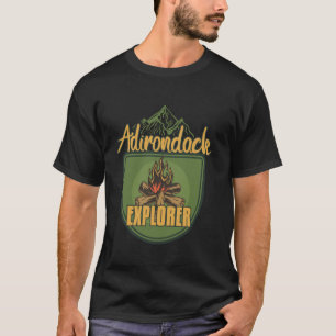 Explorer Adirondack Mountain Hiking Camping Advent T-Shirt