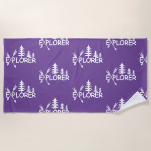 Explorer Design - Beach Towel