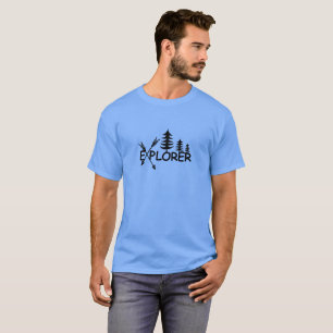 Explorer Design - Men's Basic Dark T-Shirt