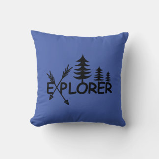 Explorer Design - Throw Pillow 16" x 16"