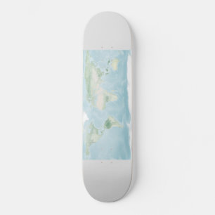 Explorer Map of the Earth's Surface Skateboard