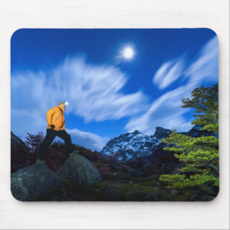 Explorer On Cerro Torre Area Mouse Mat