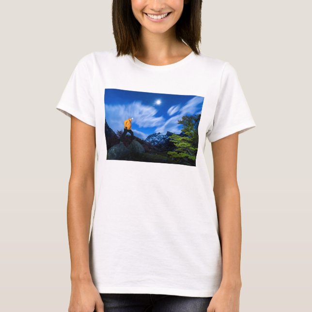 Explorer On Cerro Torre Area T-Shirt (Front)