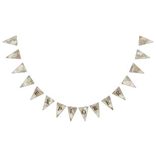 Explorer World Map Bunting