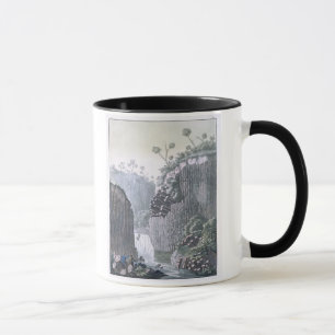 Explorers with Humboldt's Expedition in the Basalt Mug