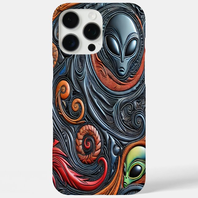 Exploring Alien Artistry Mysteries Case-Mate iPhone Case (Back)